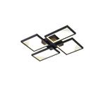 CEILING LIGHT FIXTURES ALUMINIUM LED 36W 3000Κ 1200Lm 450X580X55mm SILVER ARTE ILLUMINA SQUARE