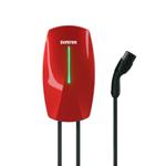 EV CHARGER SUNTREE SINGLE PHASE,7,4kW,32A AND CABLE 5m (RED COLOR)