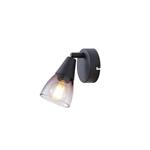 SPOT METALLIC WITH SMOKY GLASS 1XE14 D80XH165mm ARTE ILLUMINA CLASSY