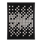 ΠΙΝΑΚΑΣ ΚΑΜΒΑΣ ΜΟΤΙΒΟ ΤΕΤΡΑΓΩΝΑ ΛΕΥΚΟΣ -ΜΑΥΡΟΣ 90x3.5x120cm