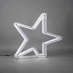 PROFESSIONAL DESIGN, STAR 3D, NEON ROPE LIGHT, TWO SIDED, WHITE, 89x90x14cm, IP44