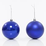 PLASTIC BALL, BLUE, SET 6PCS, 8cm