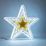 PROFESSIONAL DESIGN, STAR 3D, WHITE LED ROPE LIGHT, WHITE LED, 118x115x16cm, IP65