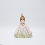 POLYRESIN MONEY BOX, PRINCESS, PINK, 14.5x18cm
