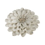 ΛΟΥΛΟΥΔΙ ΠΟΛΥΡΕΖΙΝ ΥΠΟΛΕΥΚΟ - ΧΡΥΣΟ 15x15x4cm