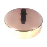 IRON CUP PLATE Φ100 PINK GOLD COLOR