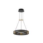 PENDANT LIGHT FIXTURES ALUMINIUM LED 21W 3000K 2100Lm 420X1200mm  BLACK-GOLD ARTE ILLUMINA LUIS