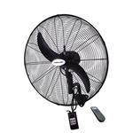 WALL FAN BLACK WITH REMOTE CONTROL AND OSCILATION Φ56 130W