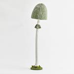 MUSHROOM, OLIVE GREEN, WITH WHITE TRUNK, 20x20x85cm