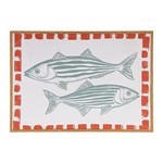 ΠΙΝΑΚΑΣ ΨΑΡΙΑ ΛΕΥΚΟΣ - ΓΑΛΑΖΙΟΣ - ΚΟΚΚΙΝΟΣ 34x2x24cm