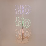 HO-HO-HO 120x50, 8,5m NEON LED ΦΩΤΟΣΩΛΗΝΑ, ΠΡΑΣΙΝΗ, ΚΟΚΚΙΝΗ & ΜΠΛΕ, ΜΟΝΟΚΑΝΑΛΗ, ΠΡΟΕΚΤΑΣΗ ΠΑΡΟΧΗΣ 5m, IP44
