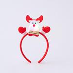 LIGHTED HEAD BAND, WITH REINDEER, 3 LED, BATTERY OPERATED, 11,5x1,5x21,5cm