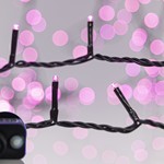 ΣΕΙΡΑ, 240 LED 3mm, 31V ΜΕΤΑΣΧΗΜΑΤΙΣΤΗ, 8 ΠΡΟΓΡΑΜΜΑΤΑ & ΜΝΗΜΗ, ΠΡΑΣΙΝΟ PVC ΚΑΛΩΔΙΟ, ΡΟΖ LED, ΑΝΑ 5cm, ΠΡΟΕΚΤΑΣΗ ΠΑΡΟΧΗΣ 3m, ΙΡ44