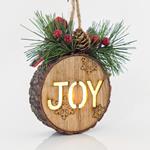 HANGING LIGHTED ORNAMENT, BATTERY OPERATED, 8,5x3x11cm