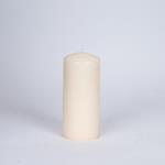 DECORATIVE CANDLE ECRU WITH VANILLA SCENT 6x14cm.