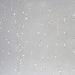 ΚΟΥΡΤΙΝΑ, 400 MINI LED, ΜΕΤΑΣΧΗΜΑΤΙΣΤΗ, ΑΣΗΜΙ ΧΑΛΚΙΝΟ ΚΑΛΩΔΙΟ, ΘΕΡΜΟ ΛΕΥΚΟ LED, (H200 x W190cm, 16 LINES x 25 LED), ΠΡΟΕΚΤΑΣΗ ΠΑΡΟΧΗΣ 5m, IP44