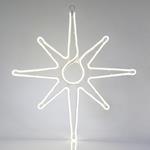 WHITE STAR OF ΒΕΤΗLEEM, NEON ROPE LIGHT 7M, 75cm, IP44