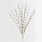 TWIG, CHAMPAGNE, WITH GLITTER PEARLS, 150cm