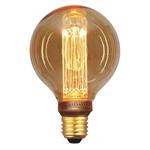 LED LAMP GLOBE G95 3,5W Ε27 2000K 220-240V GOLD GLASS DIMMABLE