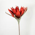FLOWER/BRANCH, FOAM, RED, 90cm