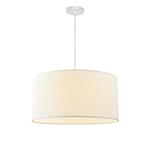 PENDANT LIGHT FIXTURES FABRIC 1XΕ27 Φ530Χ260 WHITE ARTE ILLUMINA SOHO