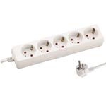 SOCKET 5 SCHUKO HOLES CABLE 3X1,5mm EXTENSION 1,5m WITH SHUTTER PROTECTION