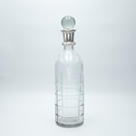 ΚΑΡΑΦΑ ΓΥΑΛΙΝΗ-ΜΕΤΑΛΛΙΚΗ ΑΣΗΜΙ 34x10cm