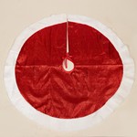 TREE SKIRT, METALLIC RED, 90cm