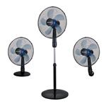 3IN1 STAND-TABLE-WALL FAN BLACK Φ40 50W WITH REMOTE CONTROL AND SENSOR TOUCH CONTROL PANEL