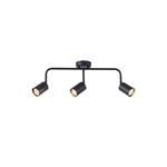 SPOT 3LIGHTS METALLIC 3XGU10 500X90X230mm BLACK ARTE ILLUMINA OLYMP