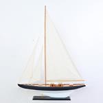 SAILBOAT, WHITE WITH BLUE, 100x18x135cm