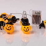 ΣΕΙΡΑ, 10 MINI LED, ΚΟΛΟΚΥΘΑ ΜΕ ΚΑΠΕΛΟ, ΜΠΑΤΑΡΙΑΣ 3xAA, ΧΡΟΝΟΔΙΑΚΟΠΤΗ, ΔΙΑΦΑΝΟ PVC  ΚΑΛΩΔΙΟ, ΘΕΡΜΟ ΛΕΥΚΟ LED, ΑΝΑ 15cm, ΠΡΟΕΚΤΑΣΗ ΠΑΡΟΧΗΣ 30cm, IP20