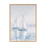 ΠΙΝΑΚΑΣ ΚΑΜΒΑΣ ΚΑΡΑΒΙΑ ΓΑΛΑΖΙΟΣ - ΜΠΕΖ 30x2x40cm