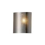 WALL LIGHT FIXTURES METAL-GLASS 1XE14 ΜΑΧ 15W 75X170X180mm BLACK ARTE ILLUMINA FOLIA