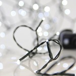 ΣΕΙΡΑ, 400 LED 3mm, 31V ΜΕΤΑΣΧΗΜΑΤΙΣΤΗ, 8 ΠΡΟΓΡΑΜΜΑΤΑ & ΜΝΗΜΗ, ΠΡΑΣΙΝΟ PVC ΚΑΛΩΔΙΟ, ΛΕΥΚΟ LED, ΑΝΑ 5cm, ΠΡΟΕΚΤΑΣΗ ΠΑΡΟΧΗΣ 3m, ΙΡ44
