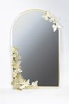 MIRROR, METAL, FRAME WITH BUTTERFLIES, GOLD COLOR, 55x4,5x87,5cm