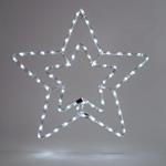 DOUBLE STAR, 3m LED ROPE LIGHT, 2-WAY, WITH PROGRAM, WHITE, 55x56cm, IP44