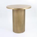 SIDE TABLE, METAL, GOLD, 48X48X51cm