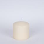 DECORATIVE CANDLE ECRU 10x10cm.