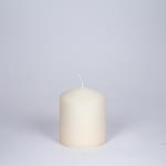 DECORATIVE CANDLE ECRU 7x8cm.